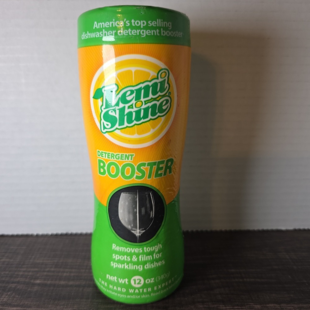 Lemi Shine 12 oz. Lemon Scent Dishwasher Detergent Booster